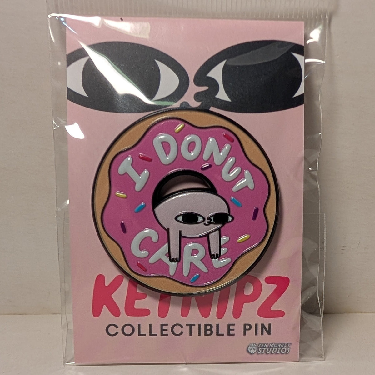 Ketnipz - I Donut Care Enamel Pin