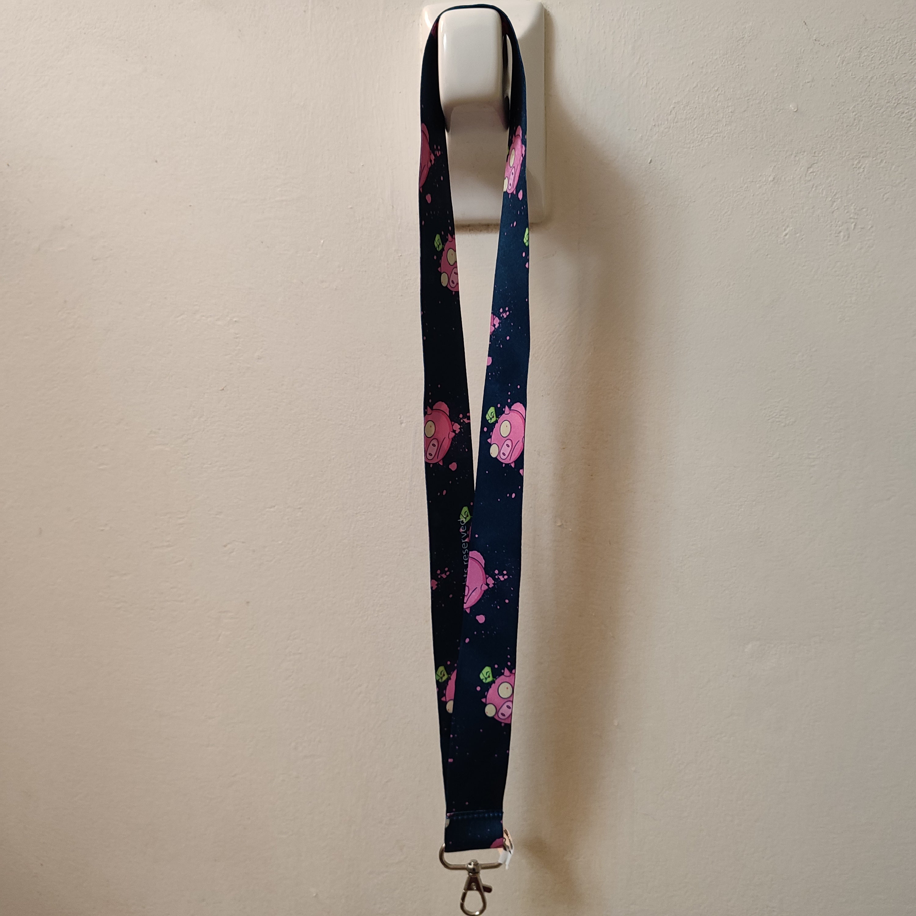 Invader Zim - Gir On Pig Lanyard