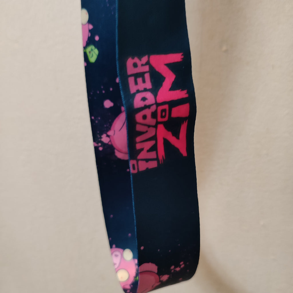 Invader Zim - Gir On Pig Lanyard
