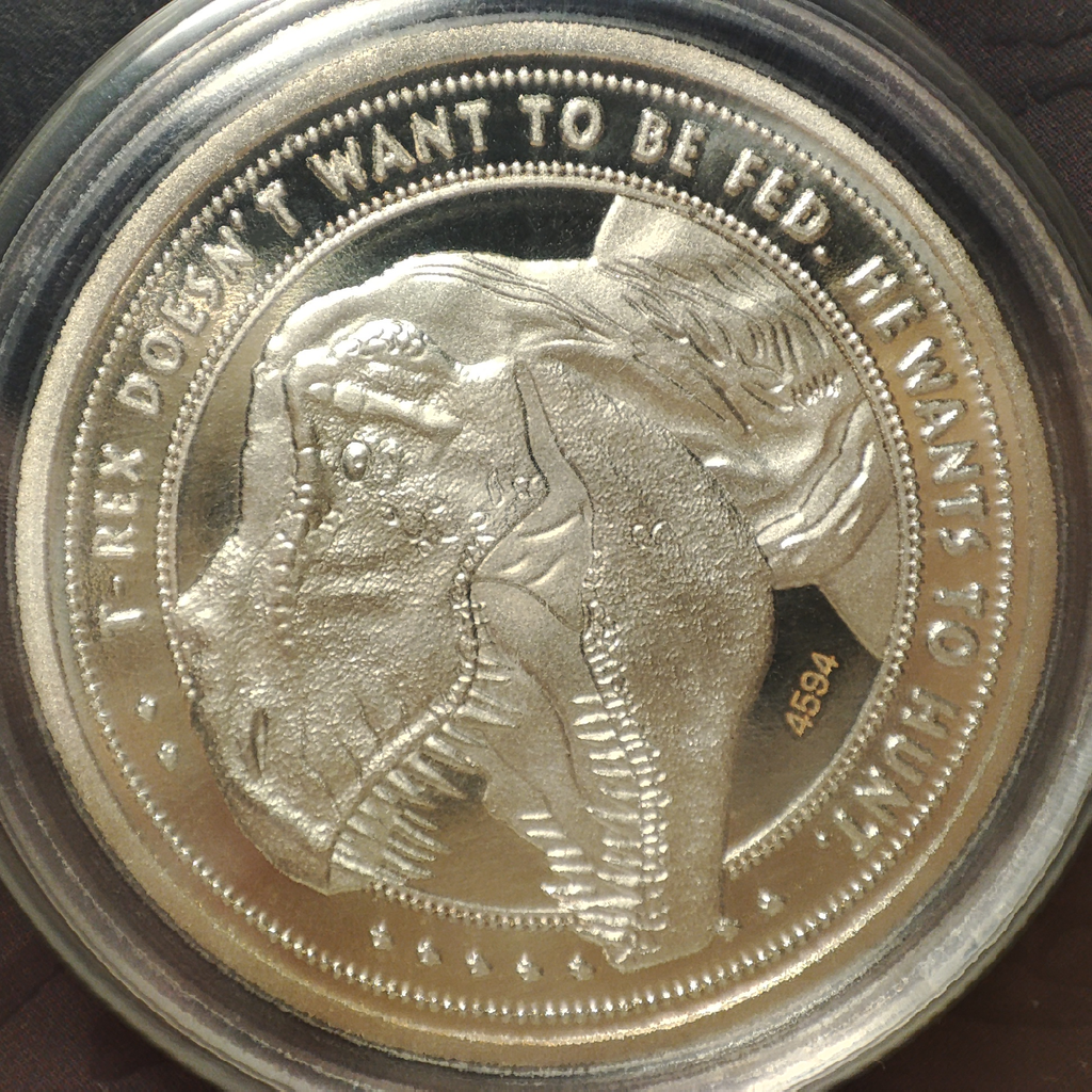 Jurassic Park - T-Rex Coin
