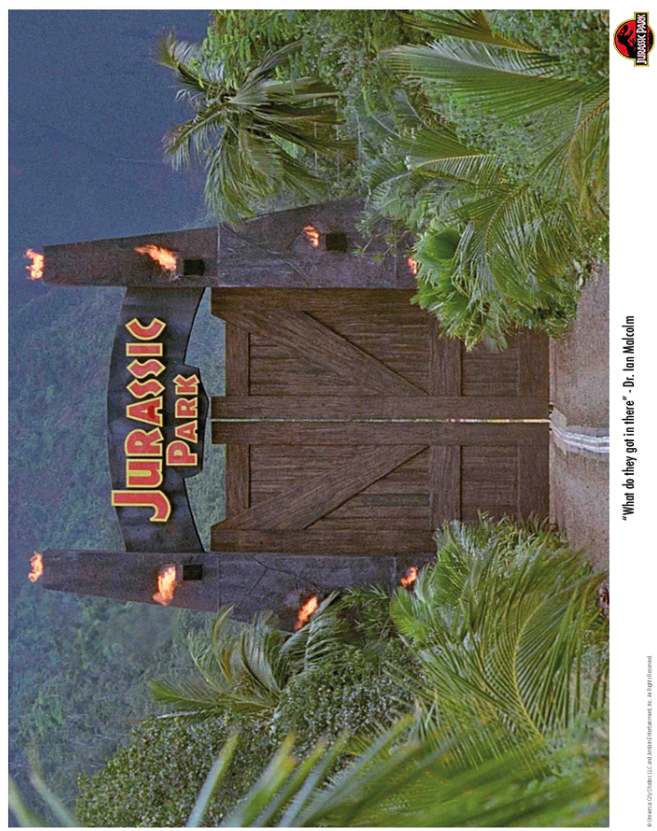 Jurassic Park - Lithograph Limited Edition Art Prints Set
