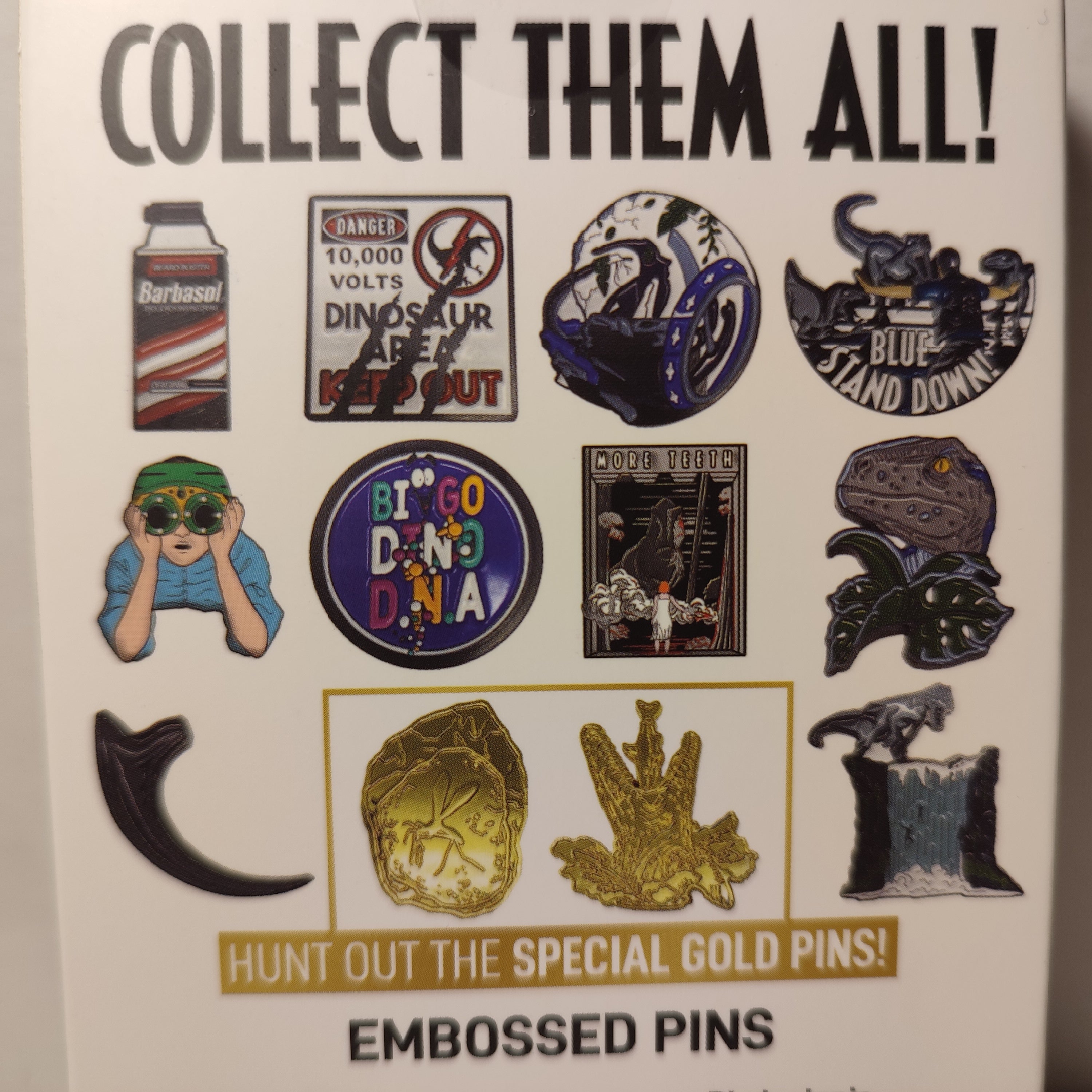 Jurassic Park - Mystery Pin Badge Series Box (1 Random Pin)