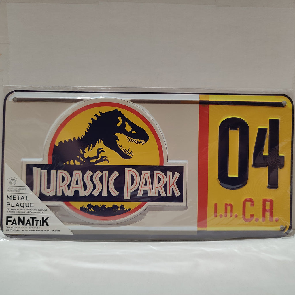 Jurassic Park - 04 License Plate