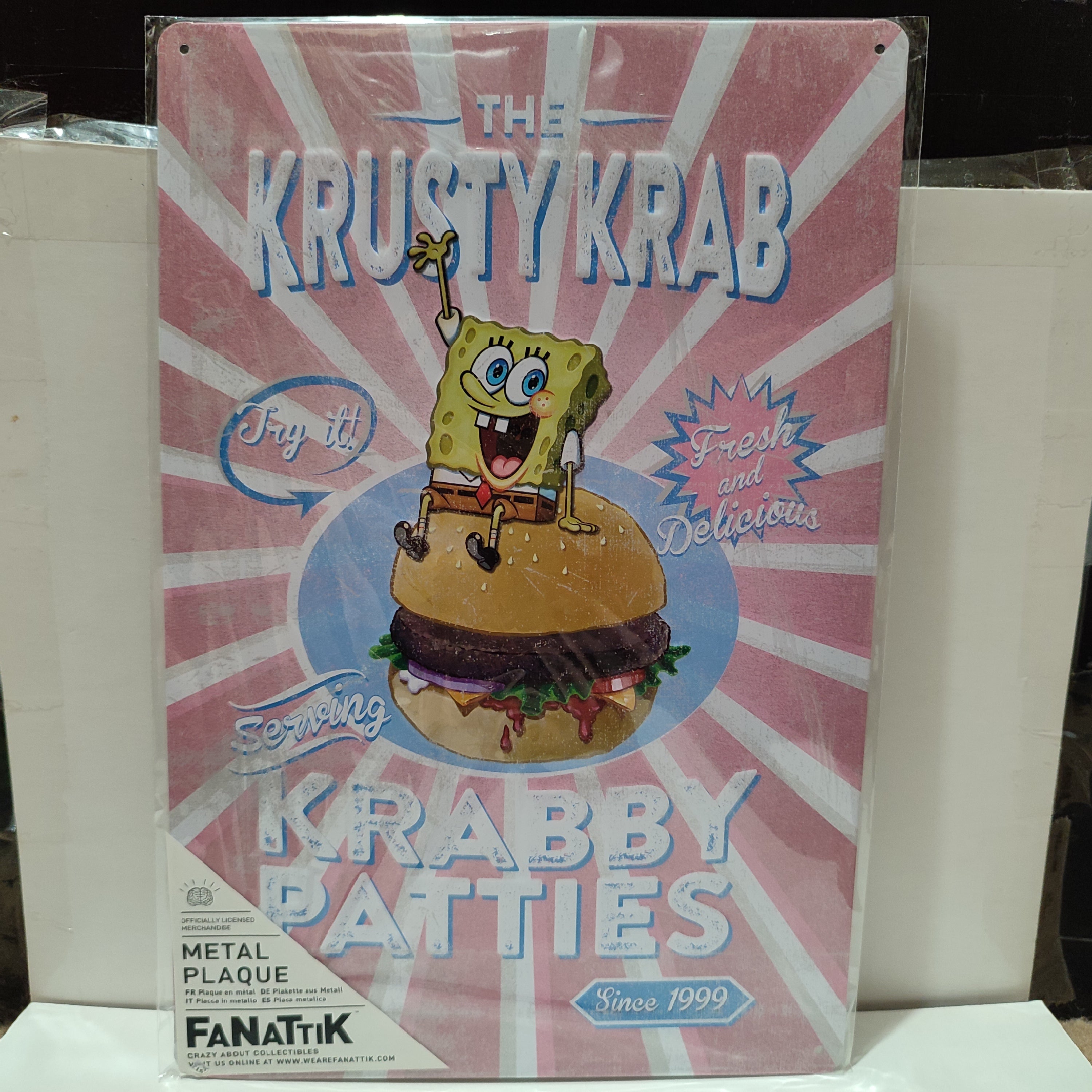 Spongebob Squarepants - Krusty Krab Krabby Patties Metal Sign