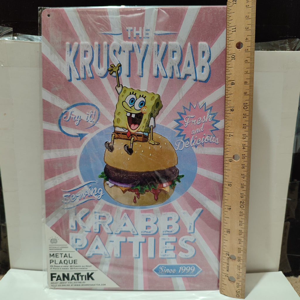 Spongebob Squarepants - Krusty Krab Krabby Patties Metal Sign