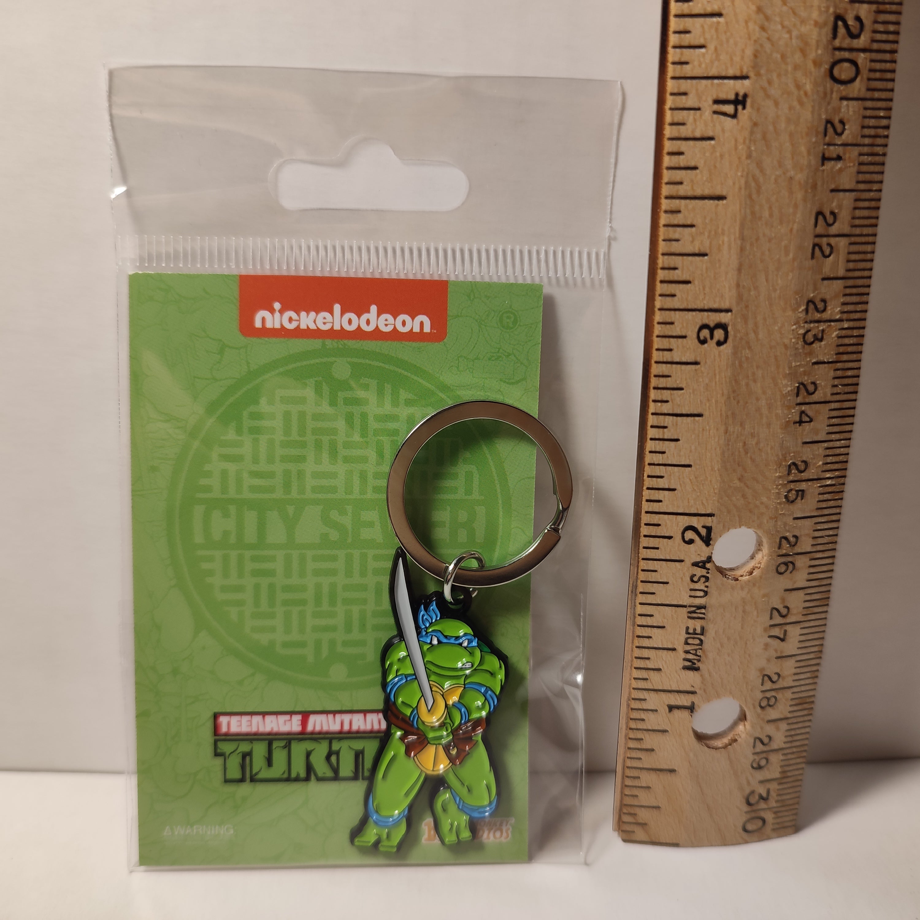 TMNT - Leonardo Version 2 Metal Keychain