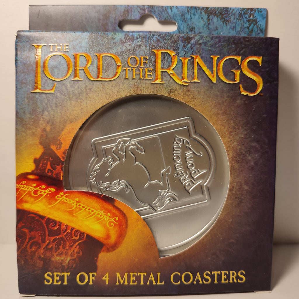 Lord Of The Rings - Metal Coasters Non-Slip Cork Base