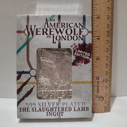 An American Werewolf In London -.999 Silver Plated Ingot