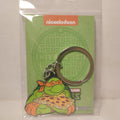 TMNT - Michelangelo Loves Pizza Metal Keychain