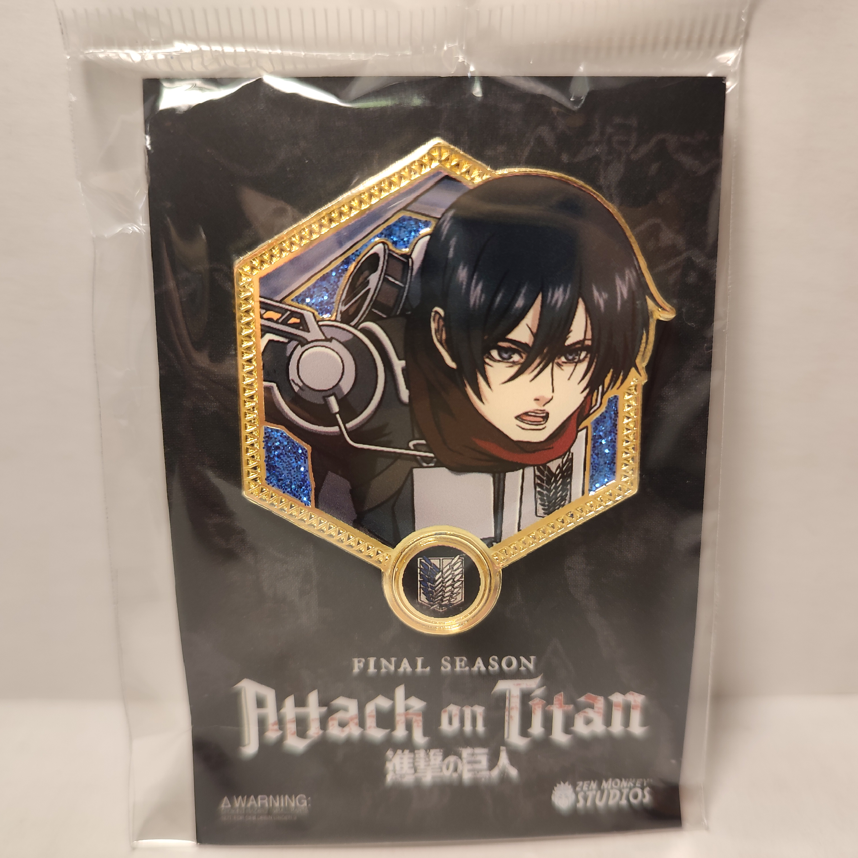 Attack On Titan - Mikasa Ackerman Golden Series 2 Pin