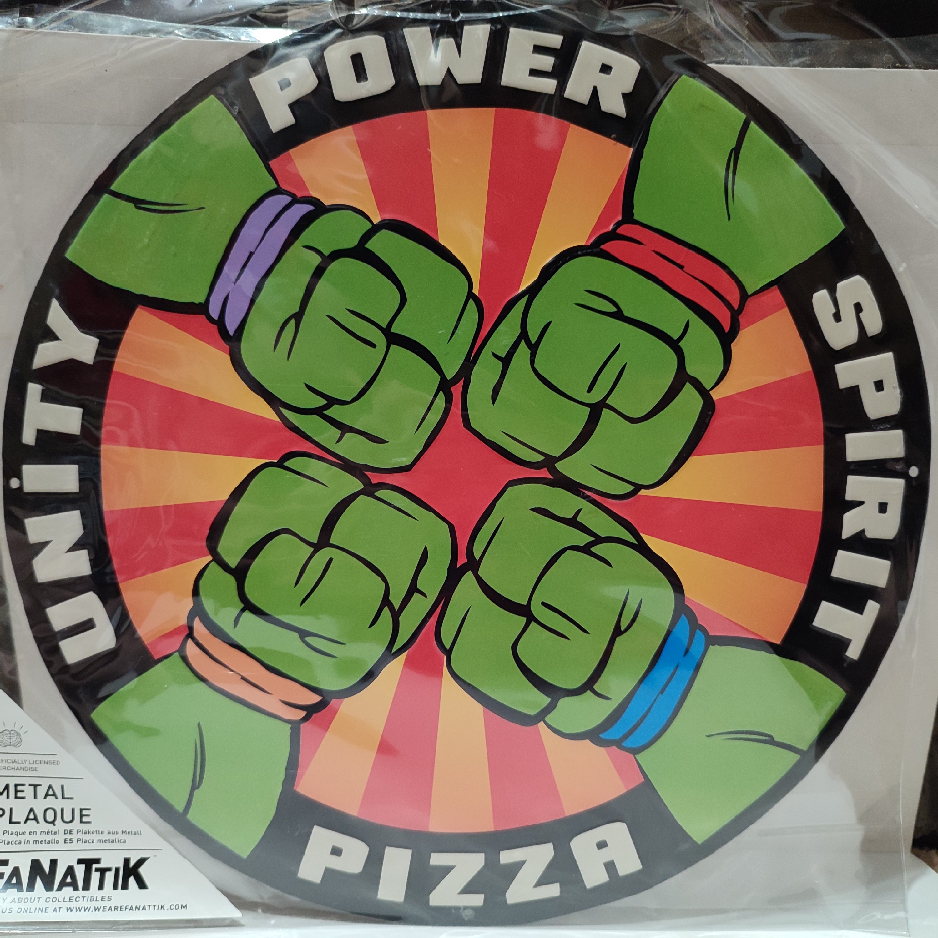 TMNT - Turtle Power Metal Sign