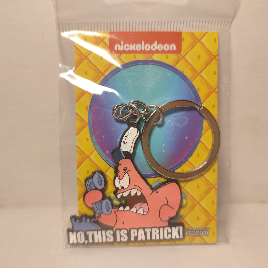 Spongebob Squarepants - No This Is Patrick Metal Keychain