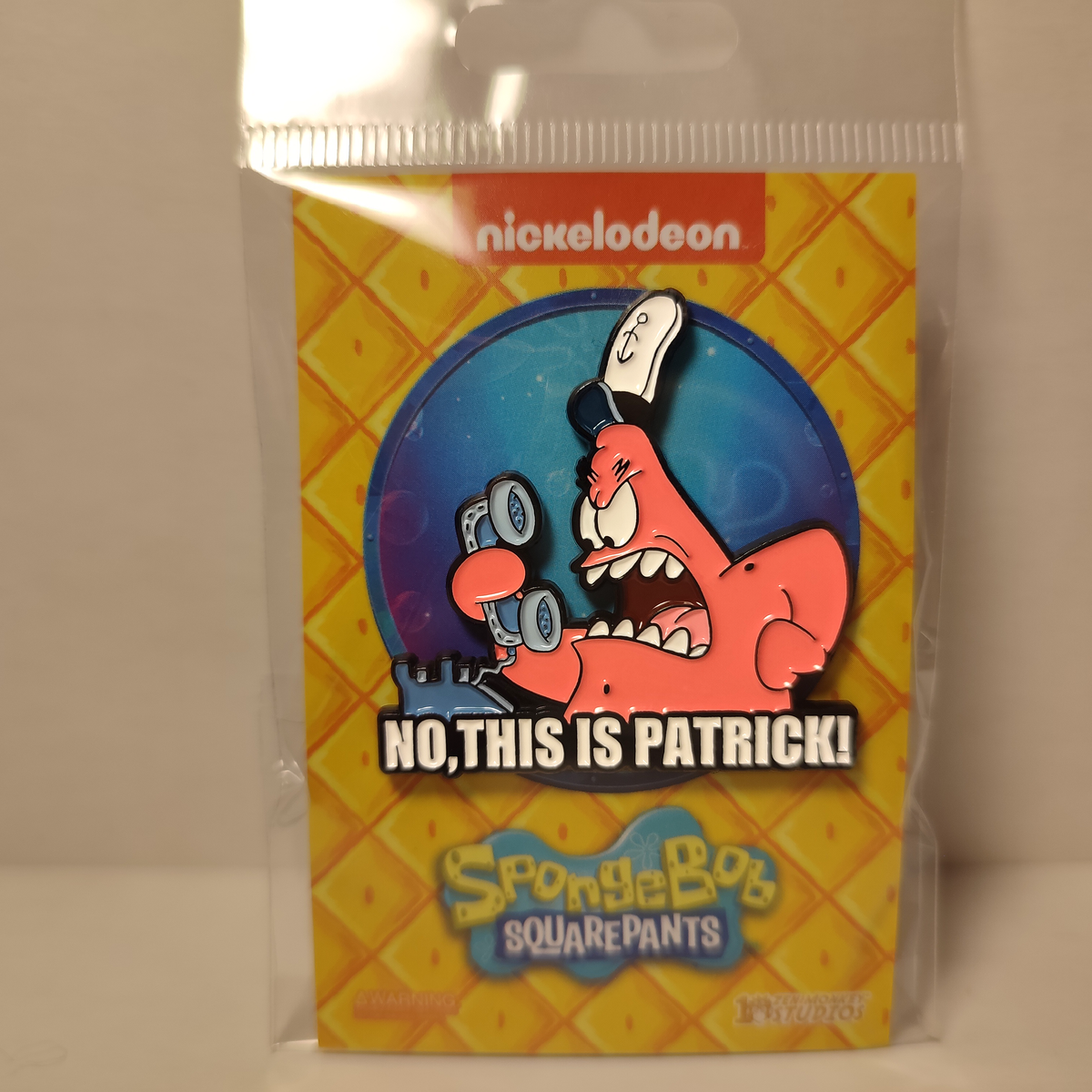 Spongebob Squarepants - No This Is Patrick Enamel Pin