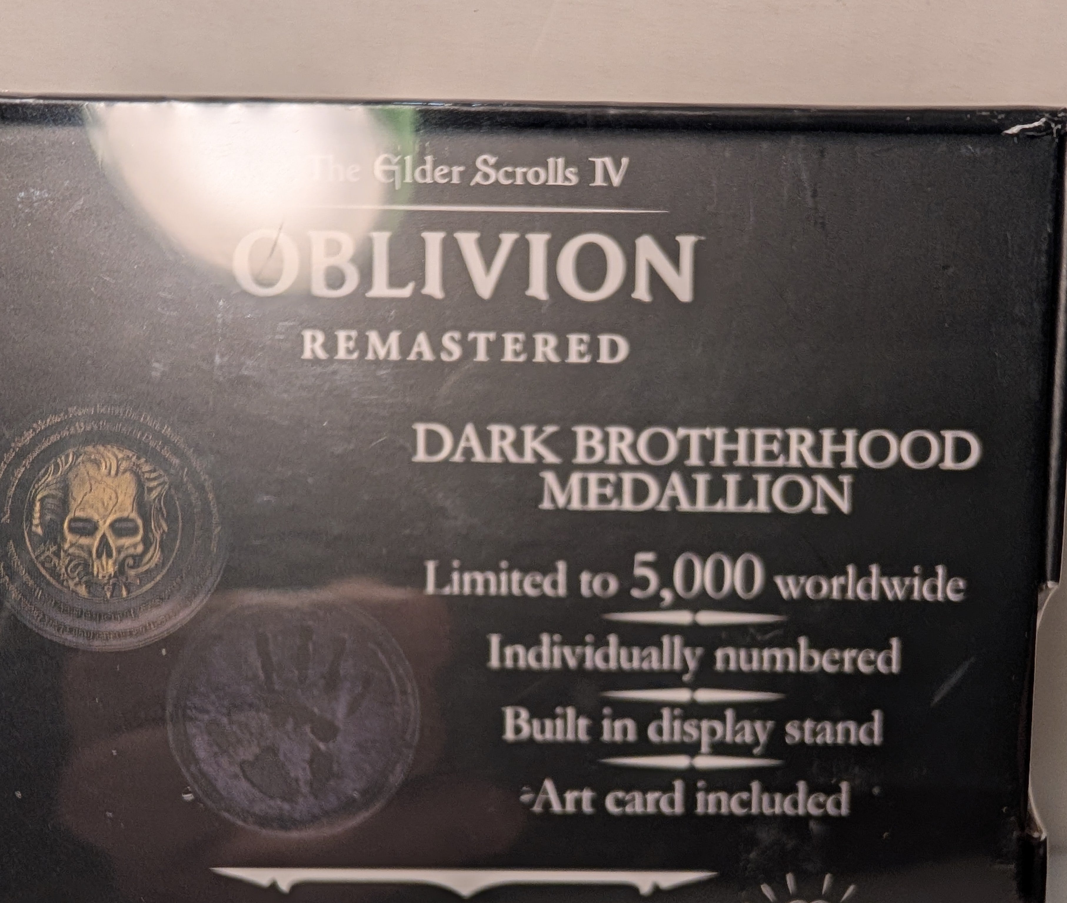 Oblivion - Dark Brotherhood Medallion