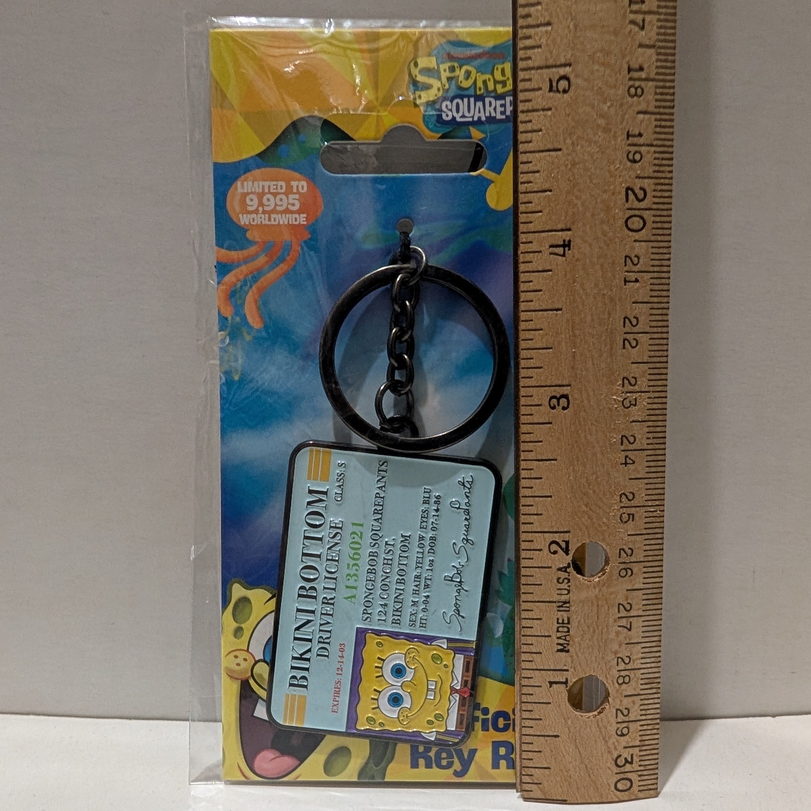 Spongebob Squarepants - Spongebob's Drivers License Limited Edition Keychain