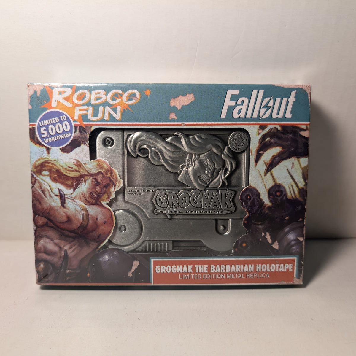 Fallout - Grognak The Barbarian Holotape Metal Replica