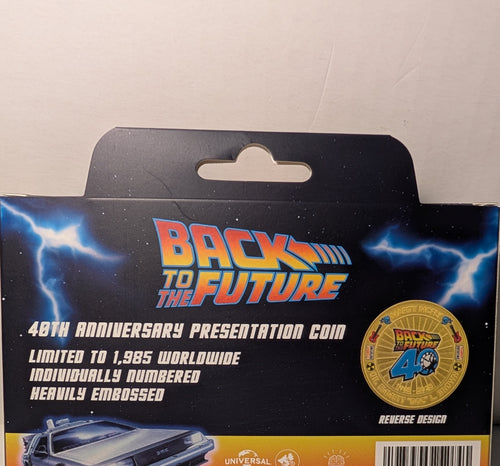 Back To The Future - Presentation Coin 24k Gold Plated