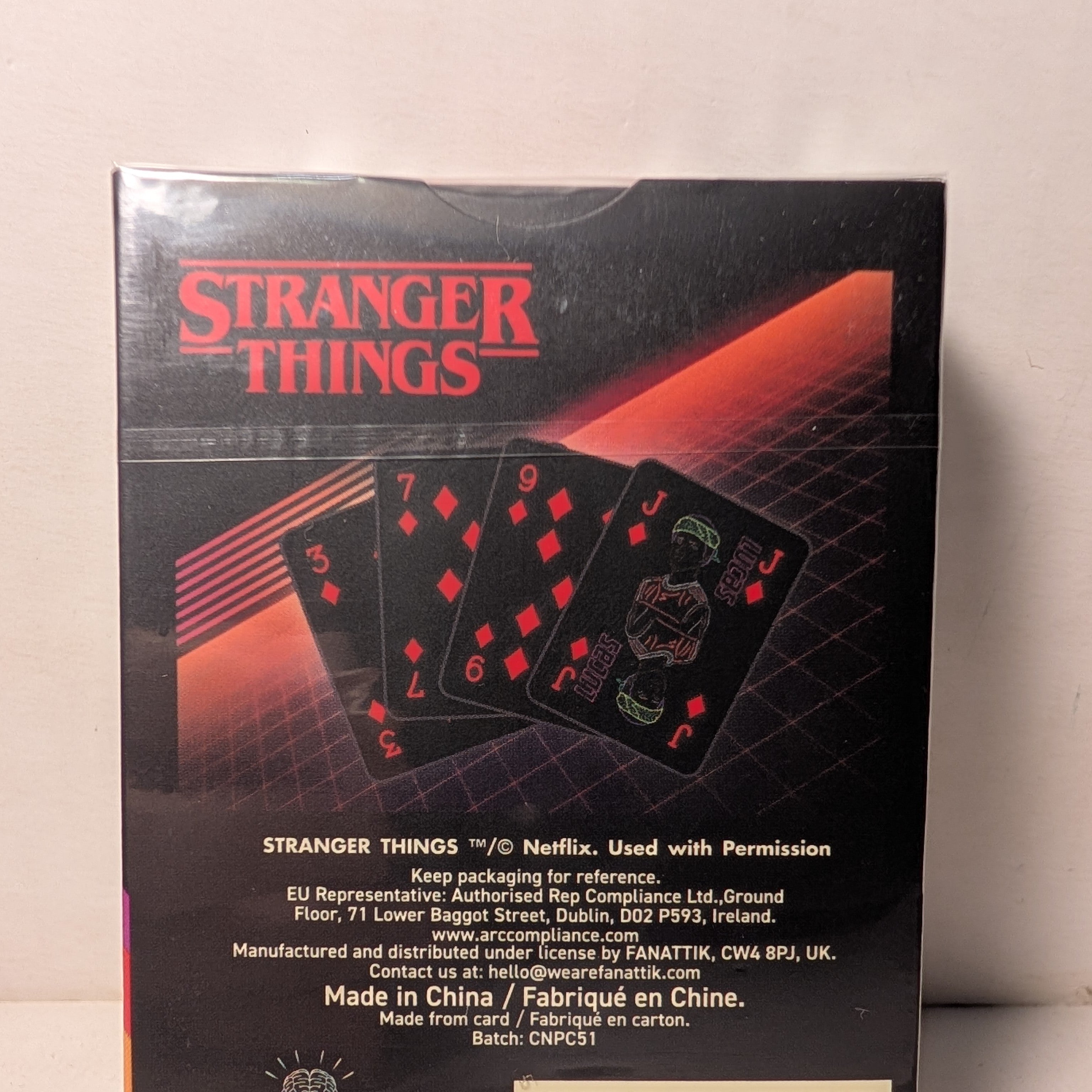 Stranger Things Playing Cards Unique Illustrations 54 Card Deck