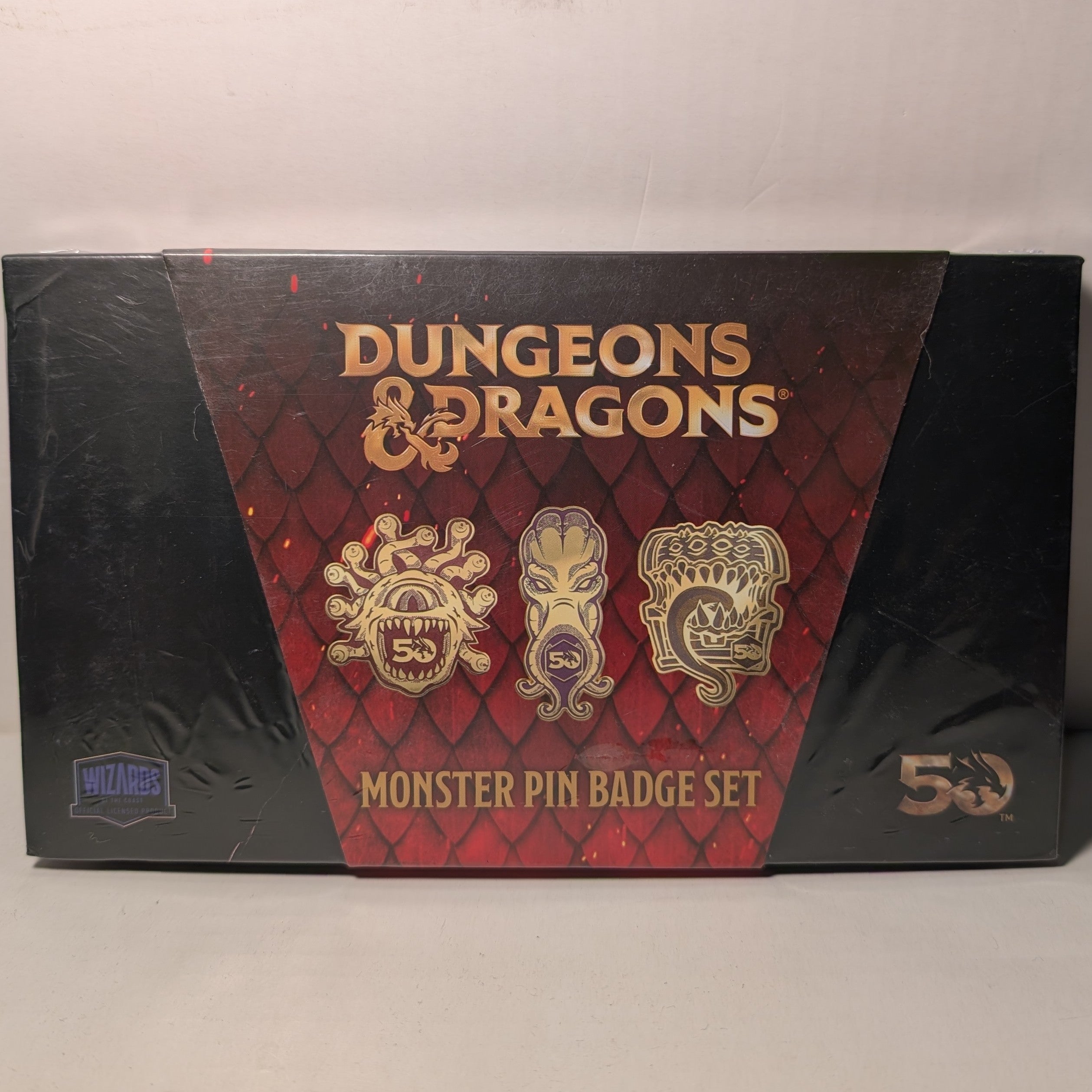 Dungeons & Dragons - 50th Anniversary Set of 3 Pin Badges