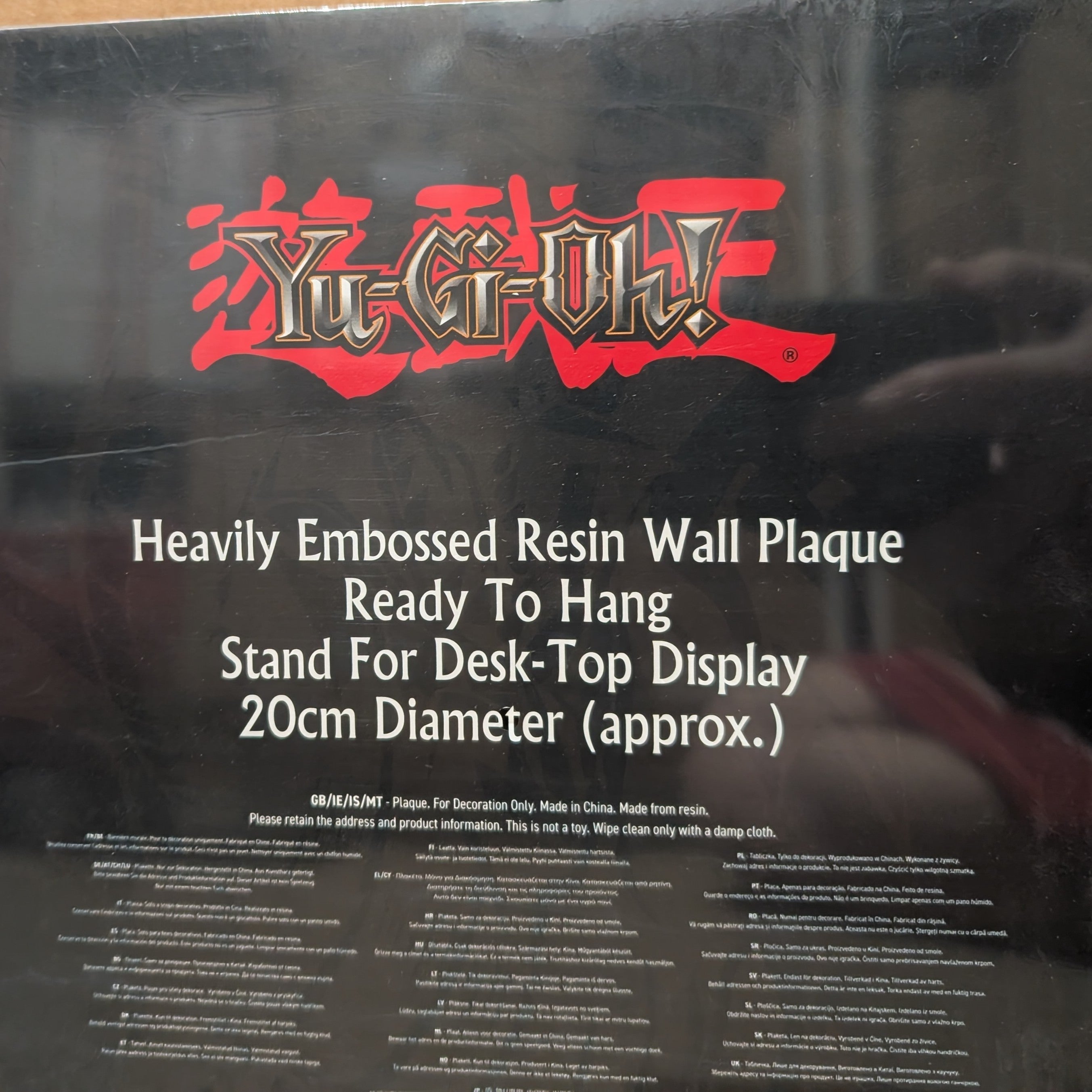 Yugioh Blue Eyes White Dragon 3D Resin Wall Plaque