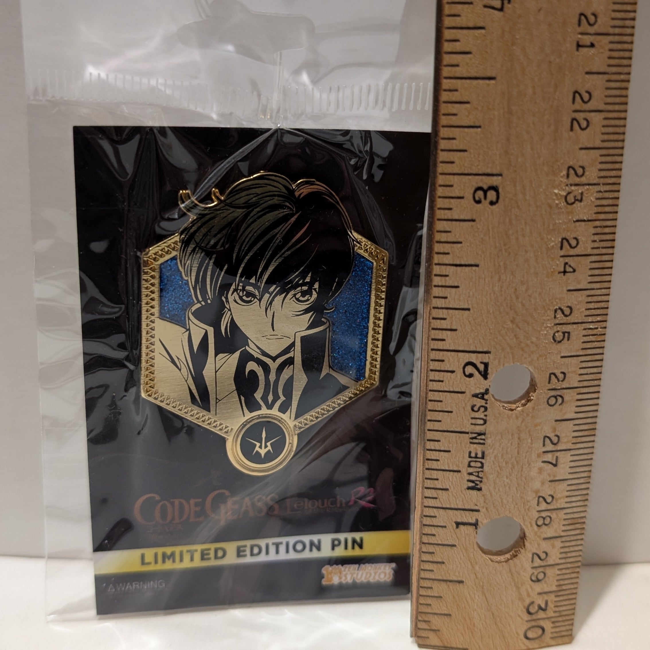 Code Geass - Suzaku Kururugi Golden Series Pin