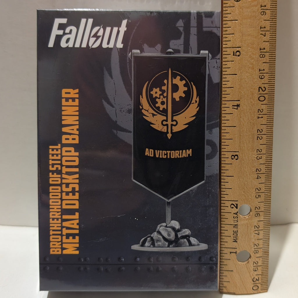 Fallout - Brotherhood Of Steel Metal Banner Replica