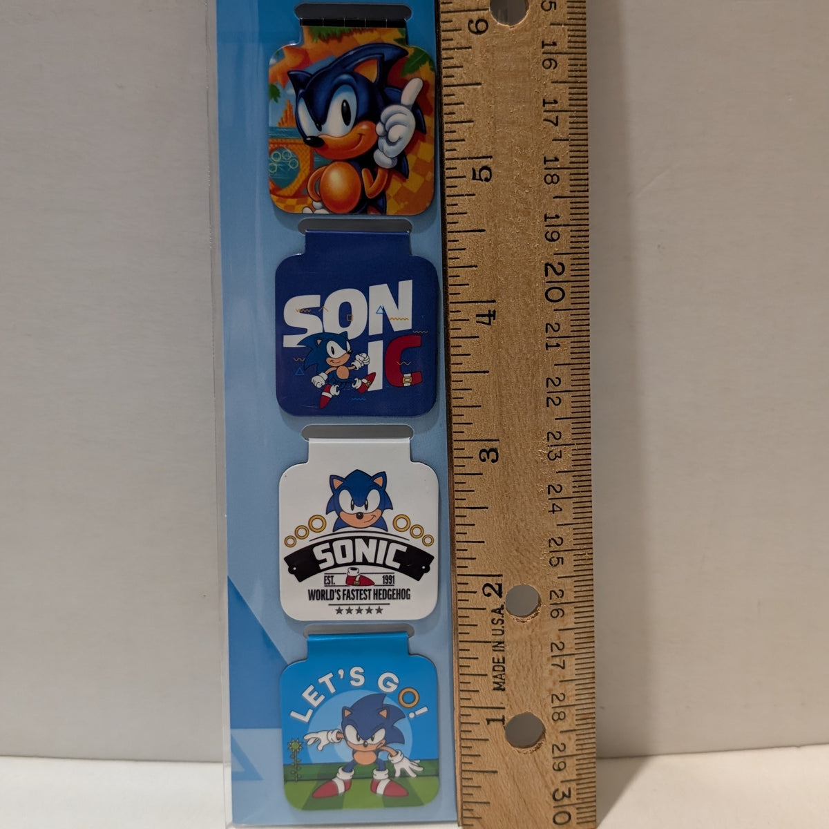 Sonic The Hedgehog - Magnetic Bookmarks