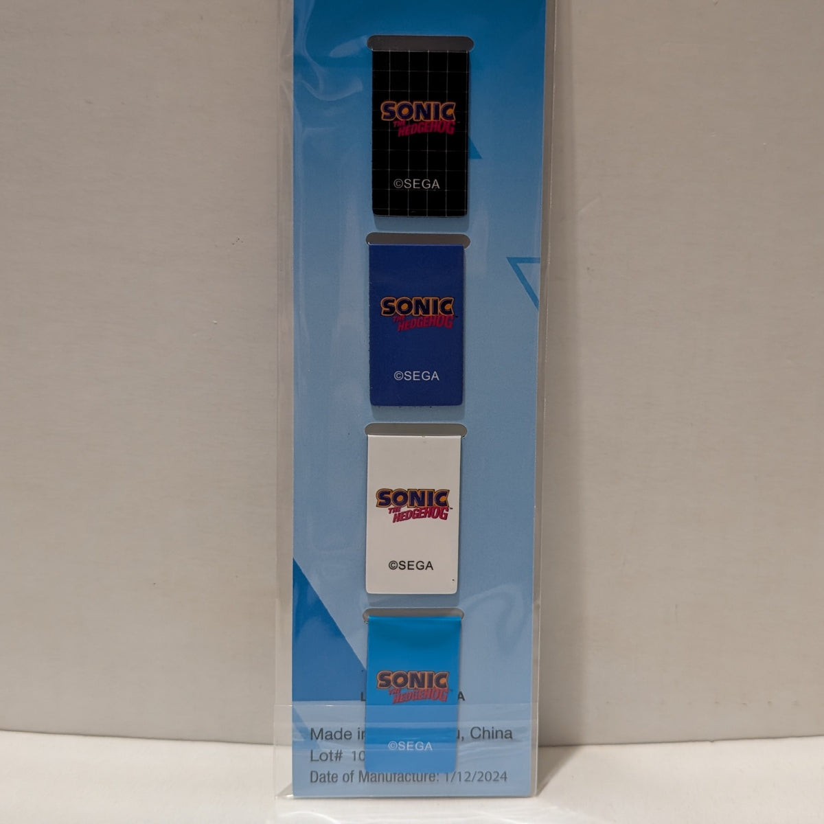 Sonic The Hedgehog - Magnetic Bookmarks