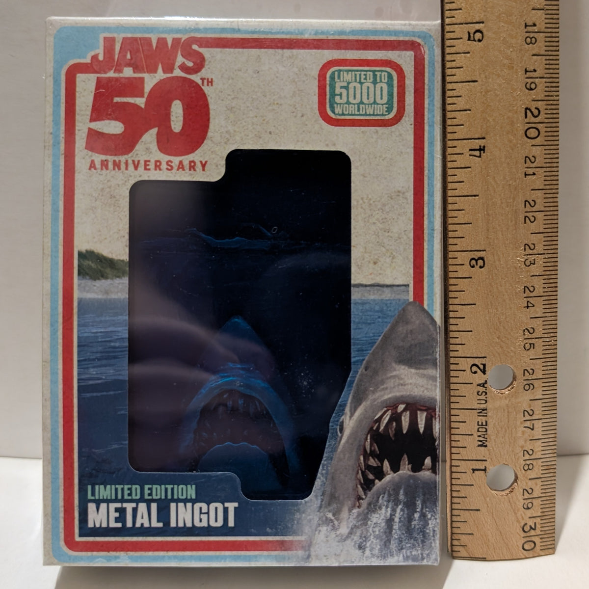 Jaws- 50th Anniversary Poster Ingot