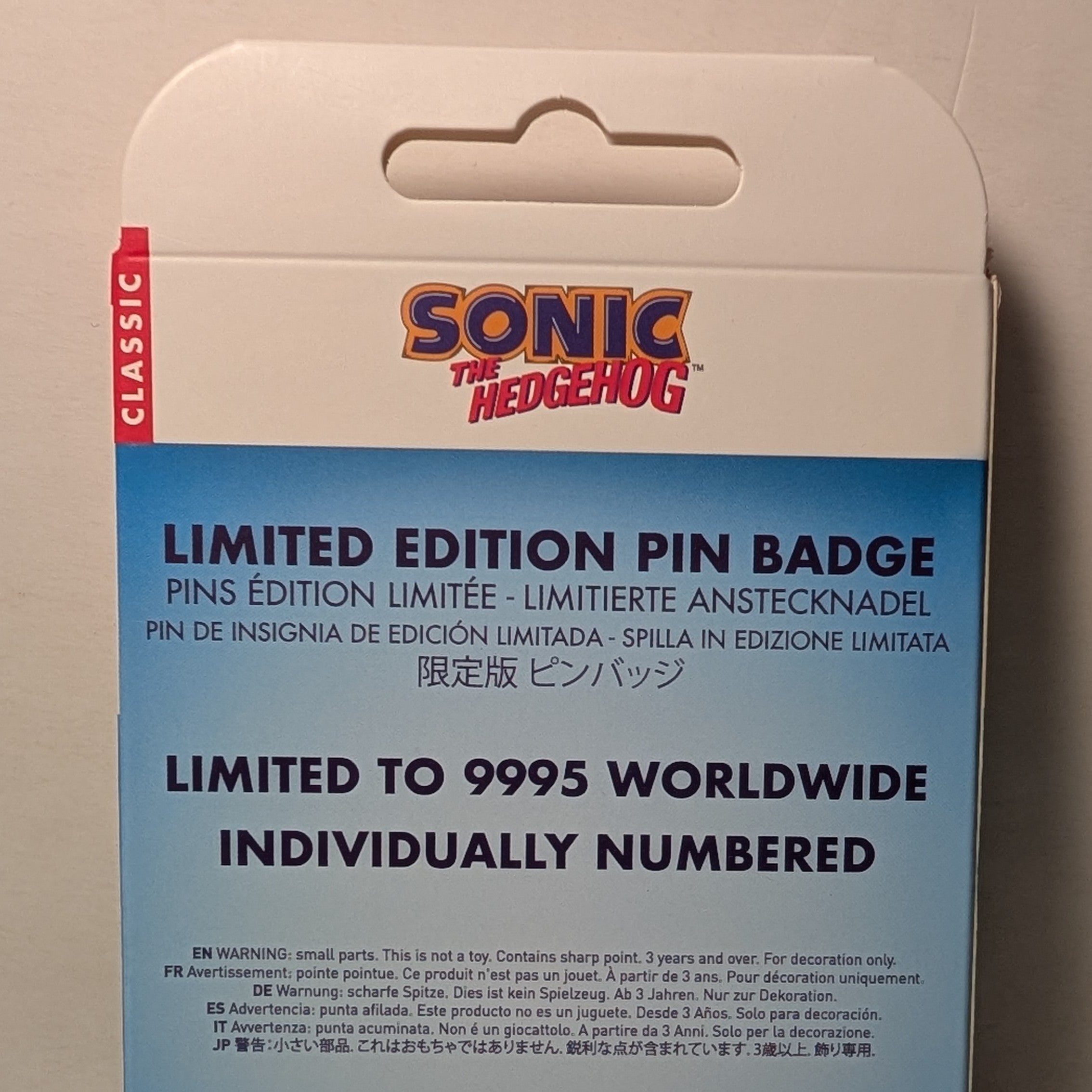 Sonic The Hedgehog - Ring Collection Limited Edition Pin