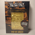 Yu-Gi-Oh! - Pot Of Greed 24k Gold Plated Ingot