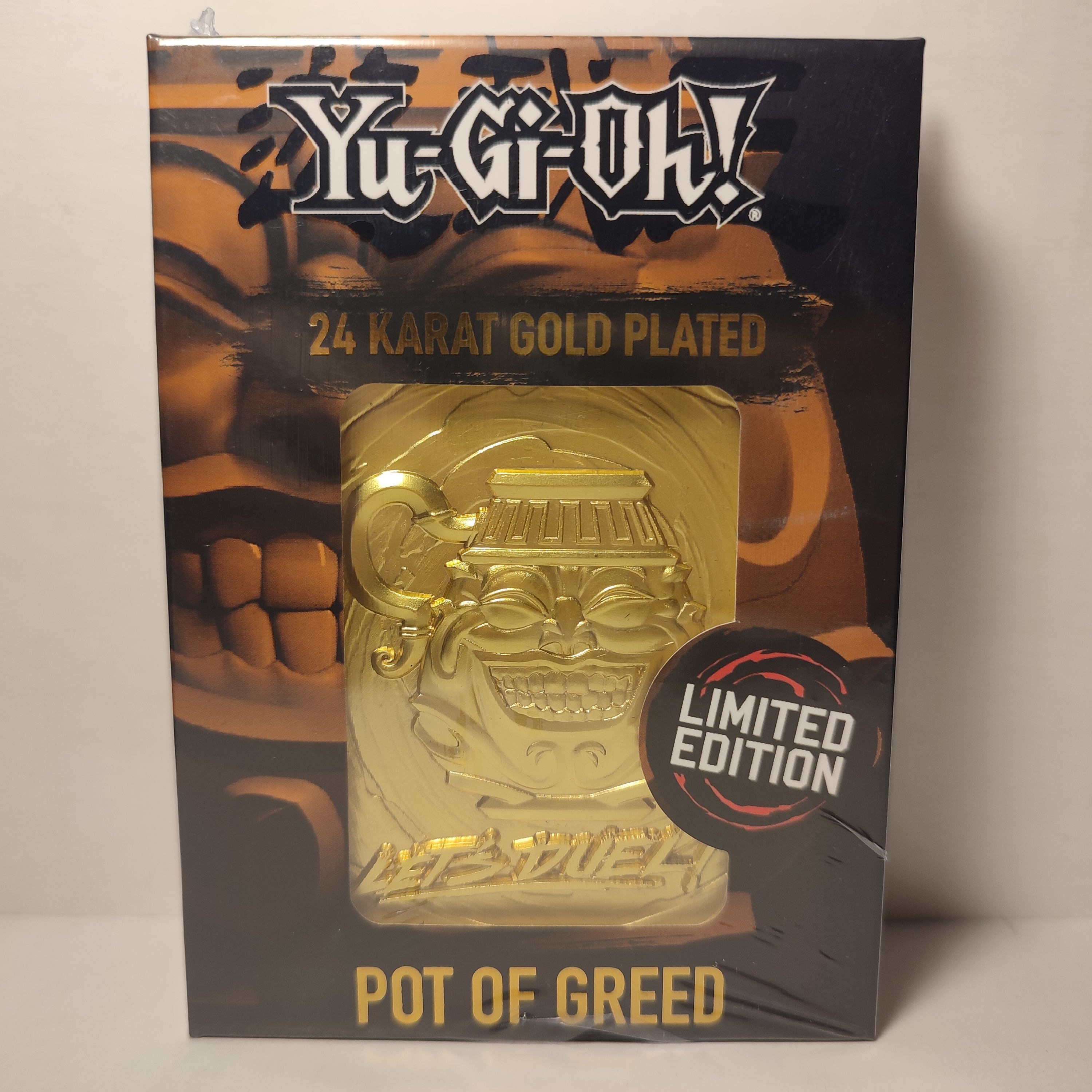 Yu-Gi-Oh! - Pot Of Greed 24k Gold Plated Ingot