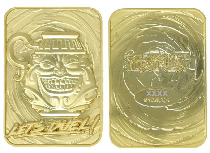 Yu-Gi-Oh! - Pot Of Greed 24k Gold Plated Ingot