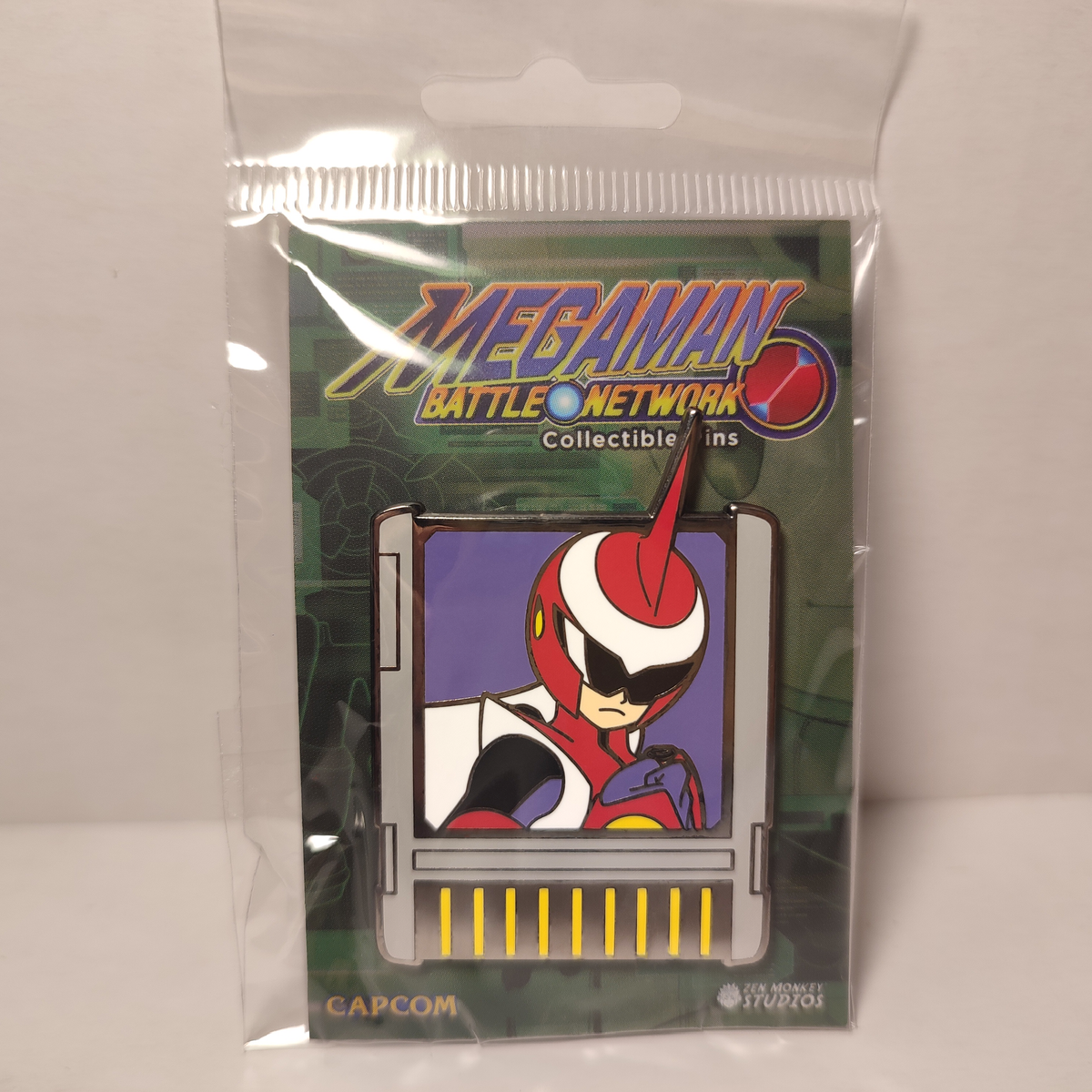 Mega Man Battle Network - Proto Man Navi Chip Pin