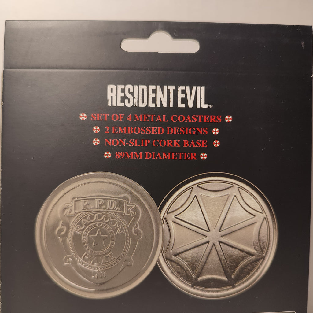 Resident Evil - Metal Coasters Set Of 4