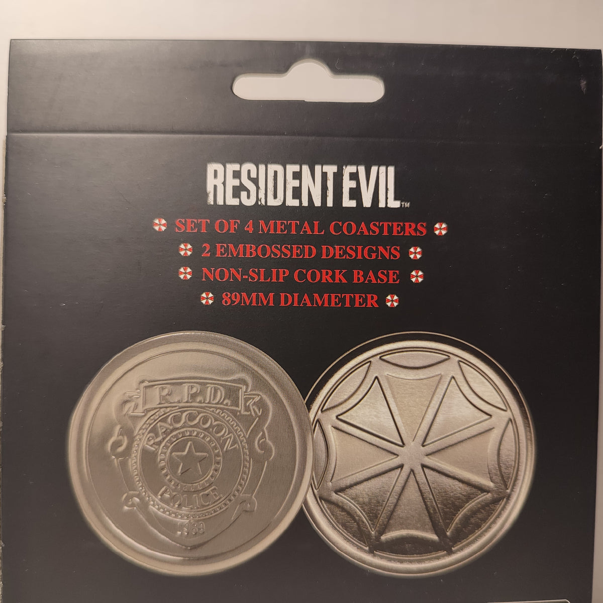 Resident Evil - Metal Coasters Set Of 4