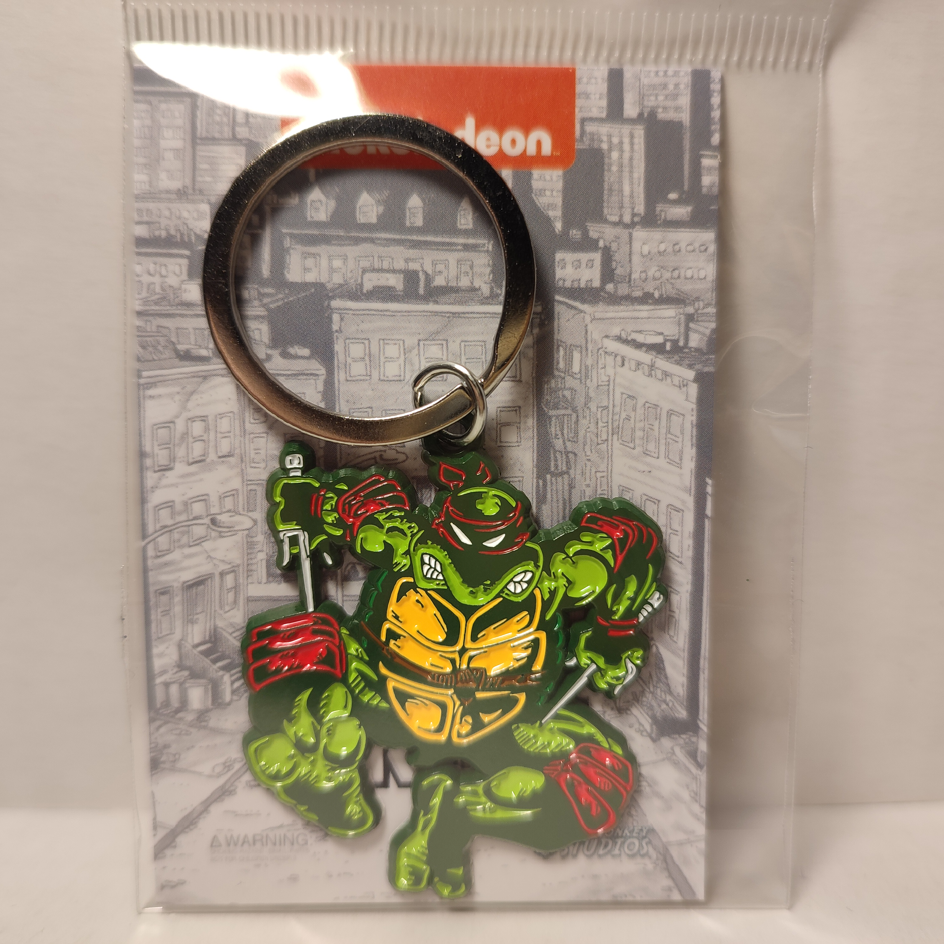 TMNT - Raphael Metal Keychain