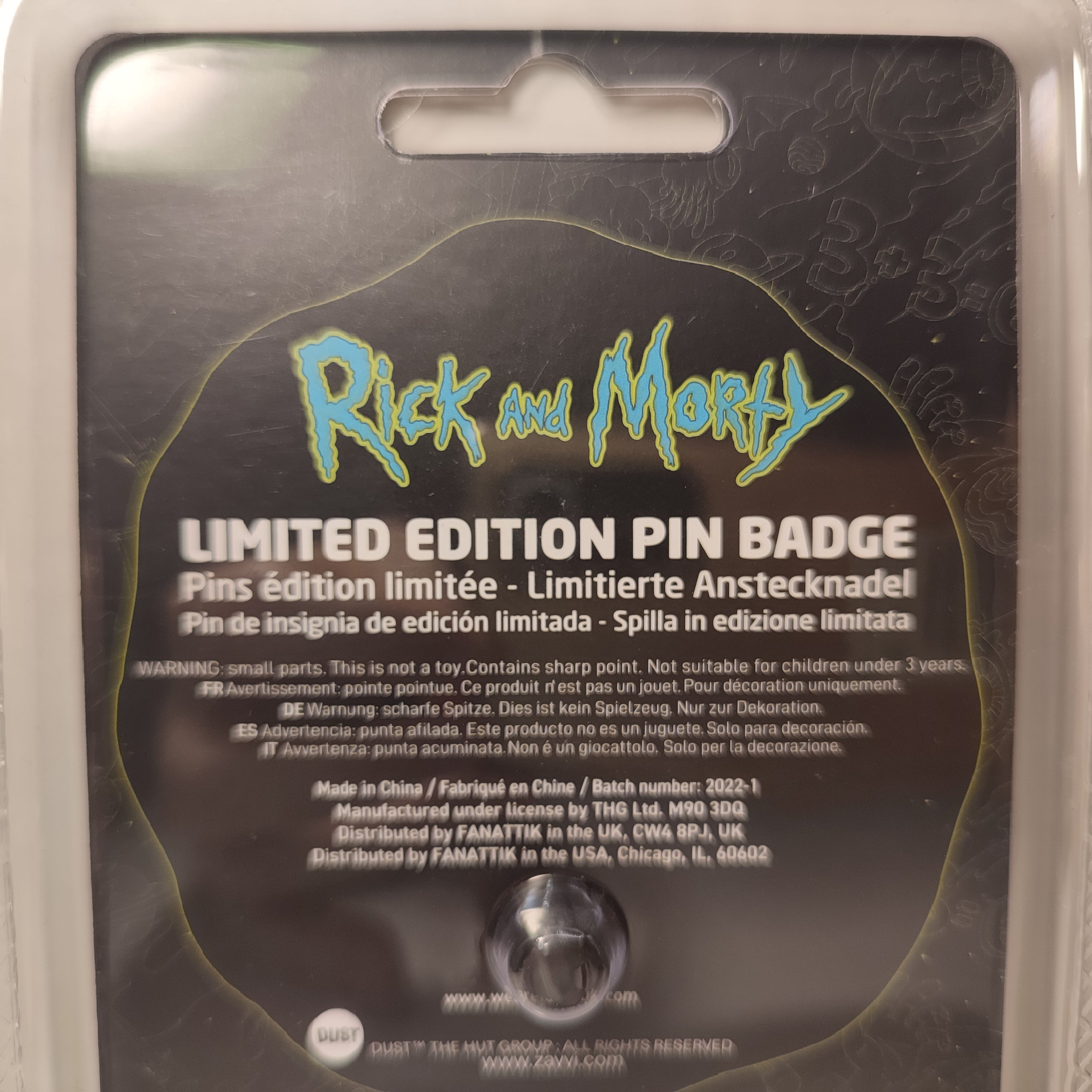 Rick & Morty - Rick Sanchez Limited Edition Pin