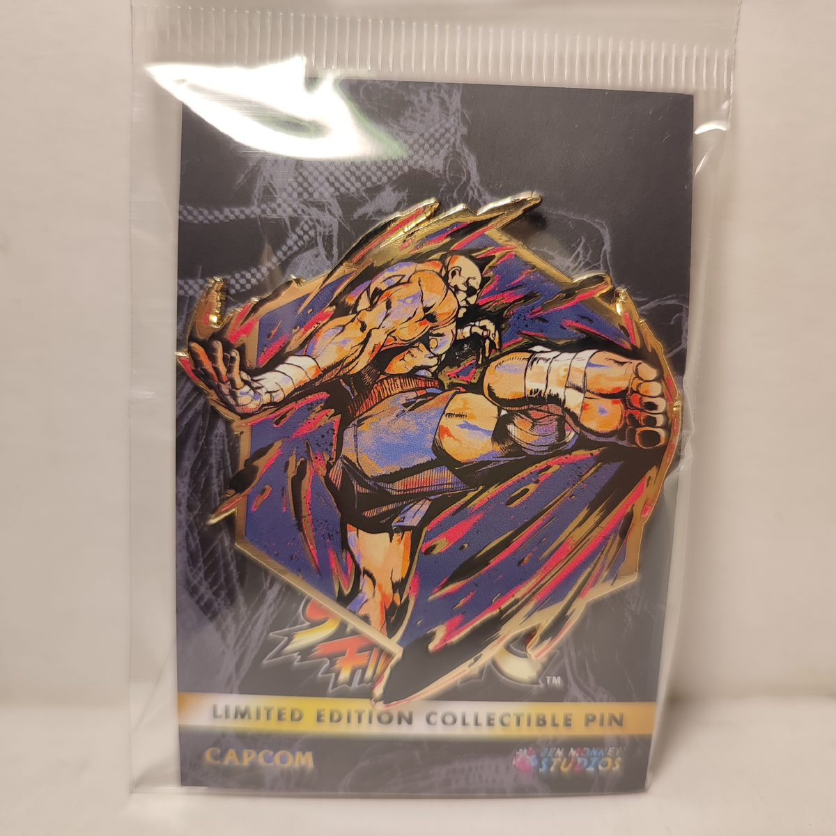 Street Fighter - Sagat Painterly Series Pin