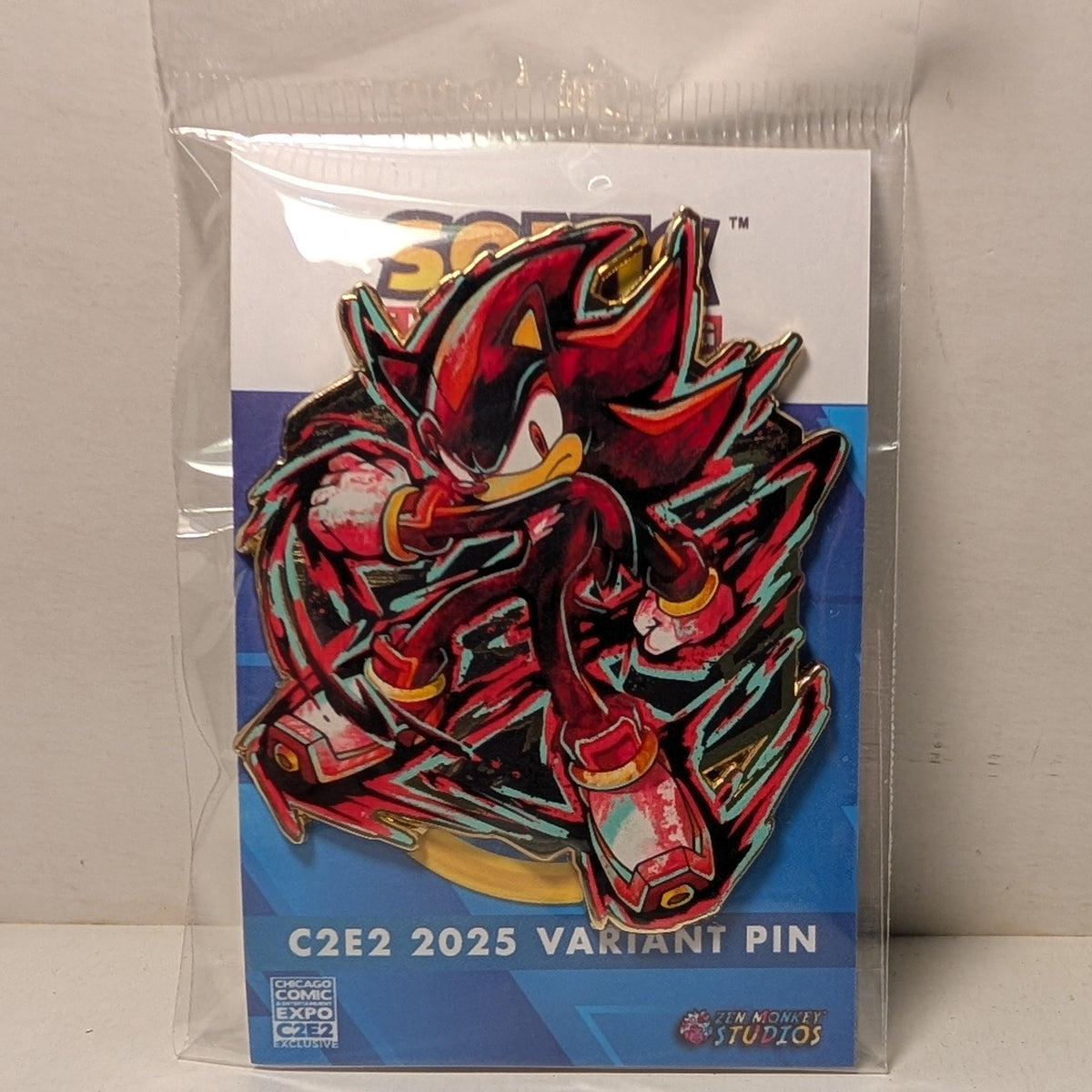 Sonic The Hedgehog - Shadow Painterly Series Pin