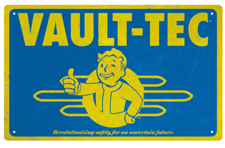 Fallout - Set Of 3 Tin Signs