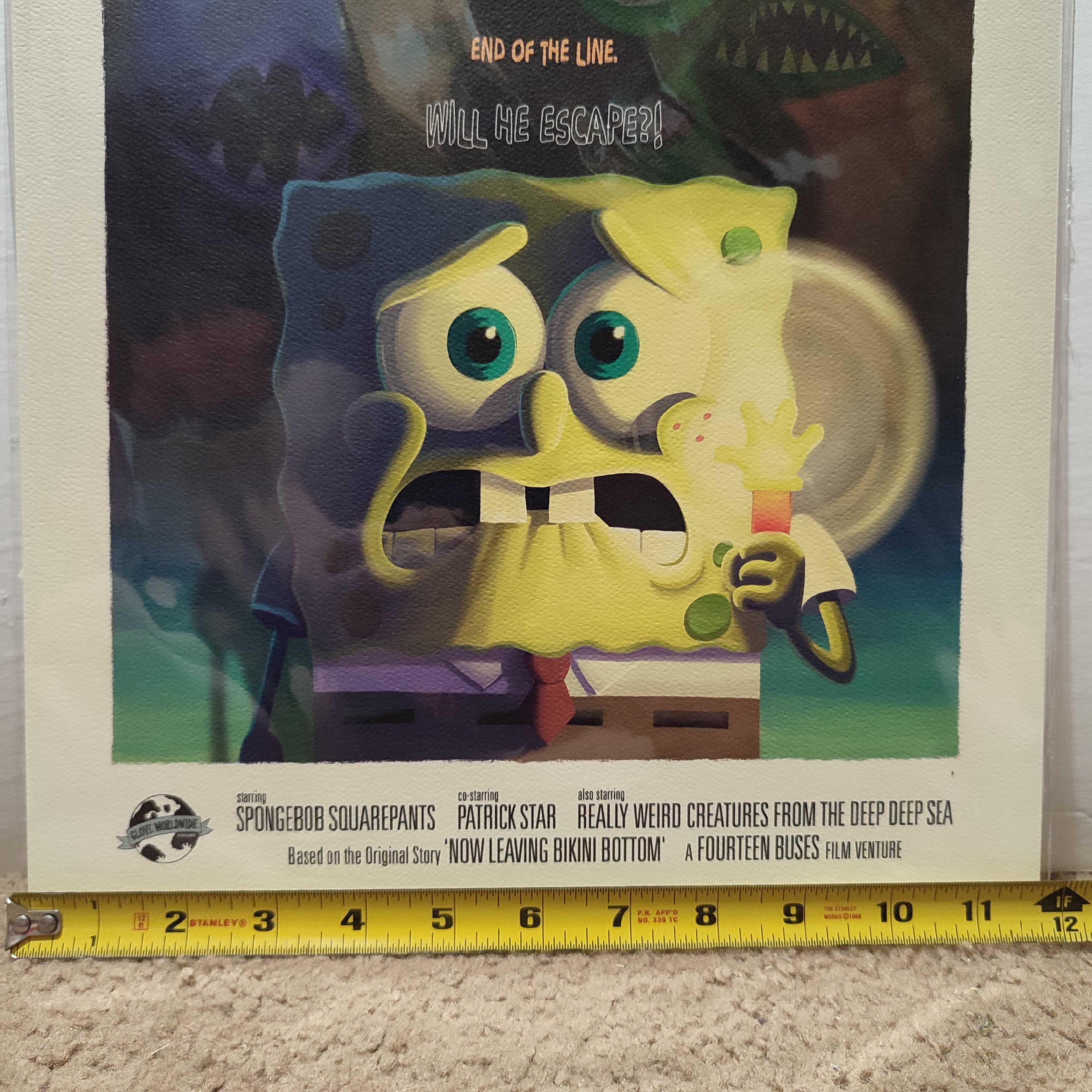 Spongebob Squarepants - Rock Bottom Limited Edition Art Print