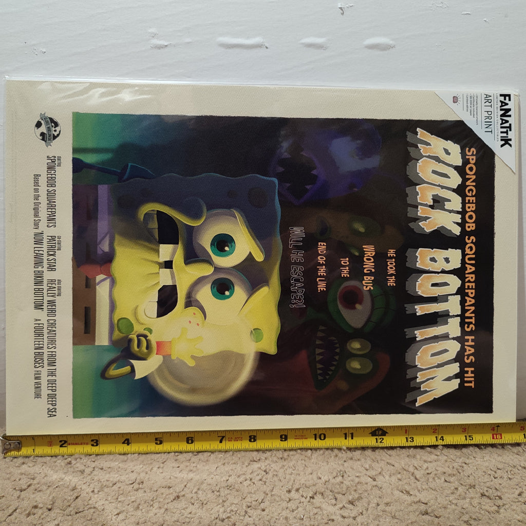 Spongebob Squarepants - Rock Bottom Limited Edition Art Print