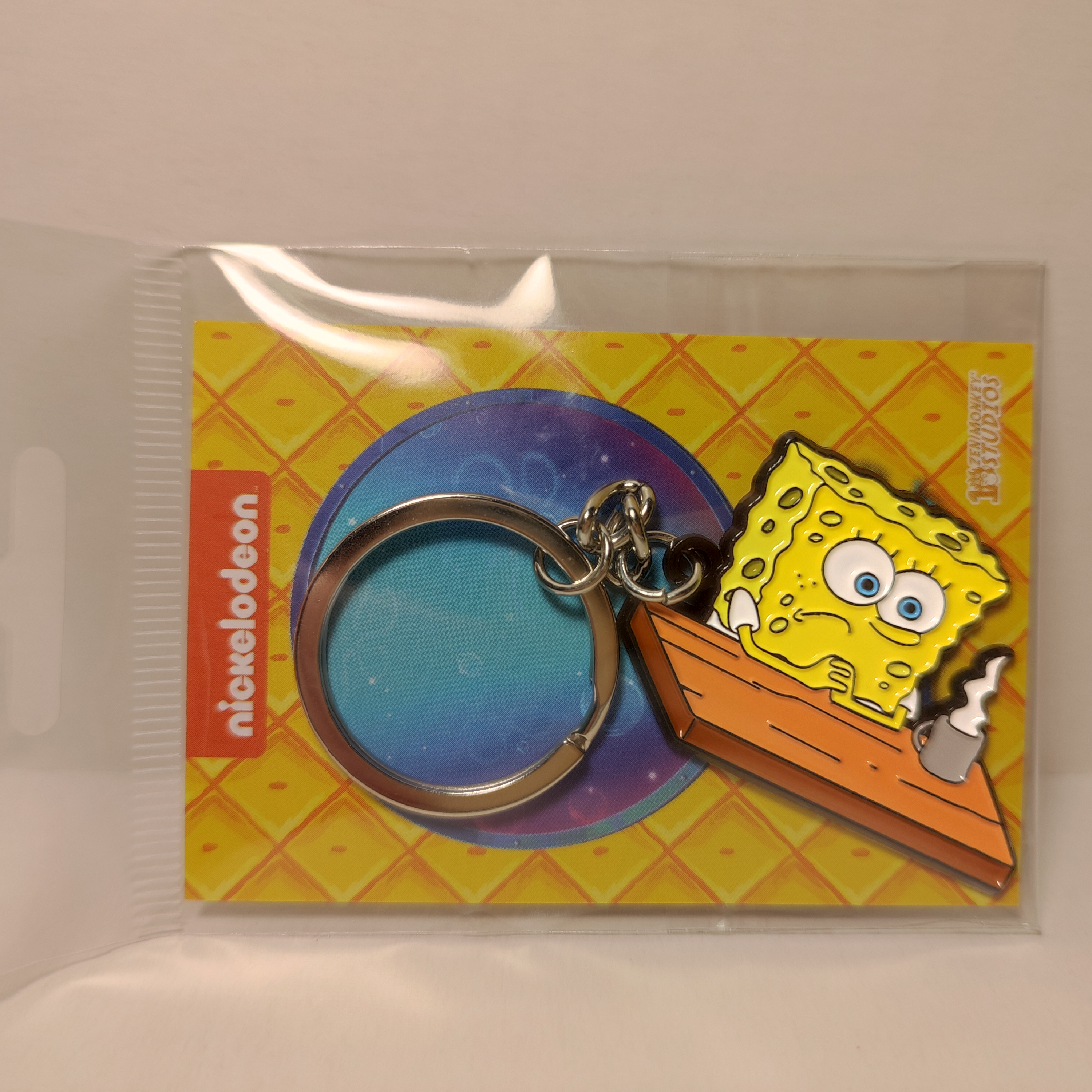 Spongebob Squarepants - Existential Crisis Metal Keychain