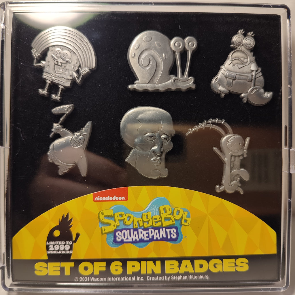 Spongebob Squarepants - Limited Edition 6 Enamel Pins Set