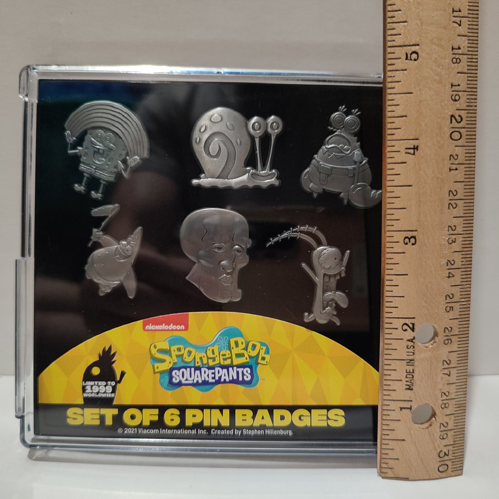 Spongebob Squarepants - Limited Edition 6 Enamel Pins Set