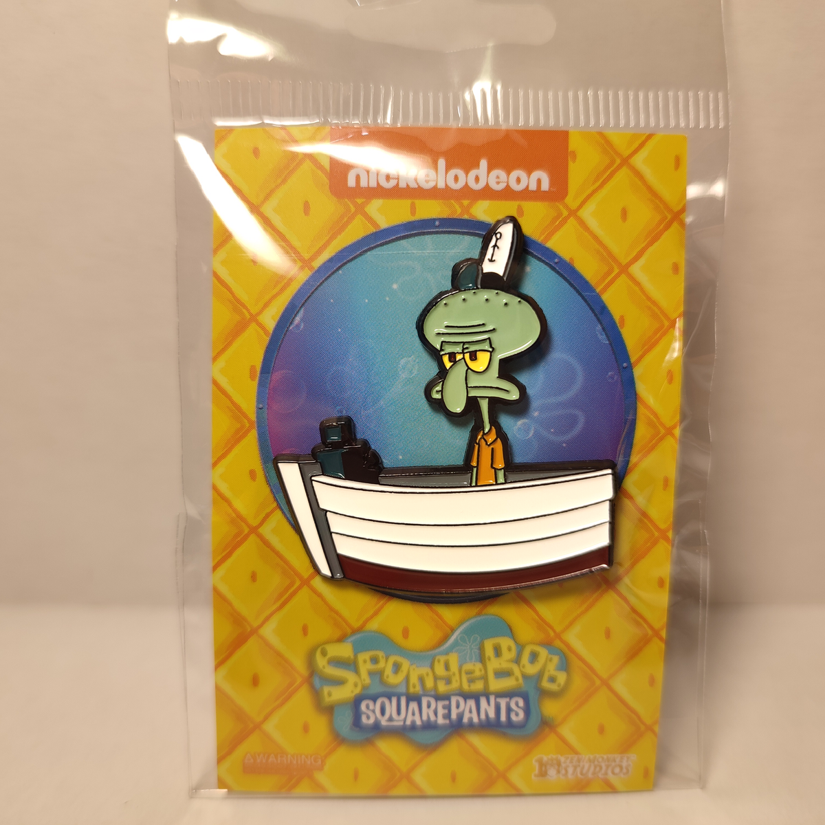 Spongebob Squarepants - Squidward At Work Enamel Pin