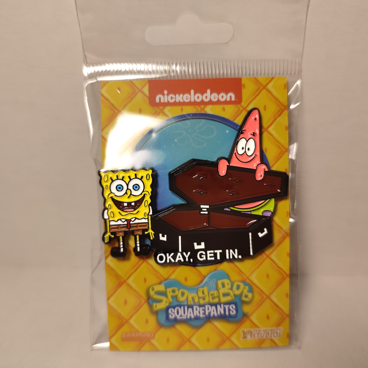 Spongebob Squarepants - Squidward's Funeral Enamel Pin
