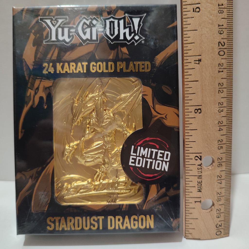 Yu-Gi-Oh! - Stardust Dragon 24k Gold Plated Ingot