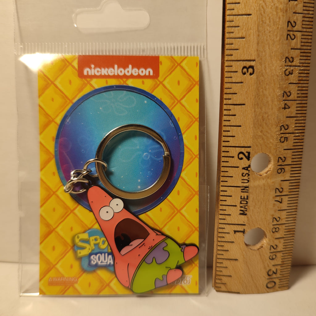 Spongebob Squarepants - Surprised Patrick Metal Keychain